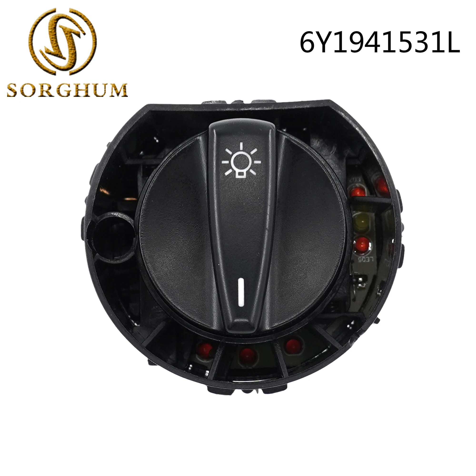 6Y1 941 531L New Headlight Fog Lamp Control Switch Knob For