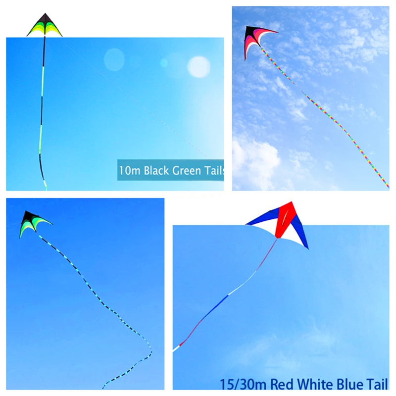 free shipping large kite tails flying kite windsocks kites rainbow tail kite for kids twist fly wind sock flag professional kite