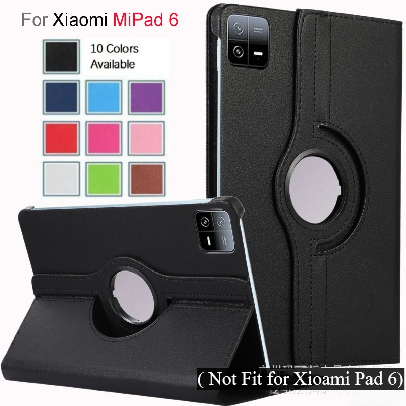360 Degree Rotating PU Leather Tablet Case with Stand Holder