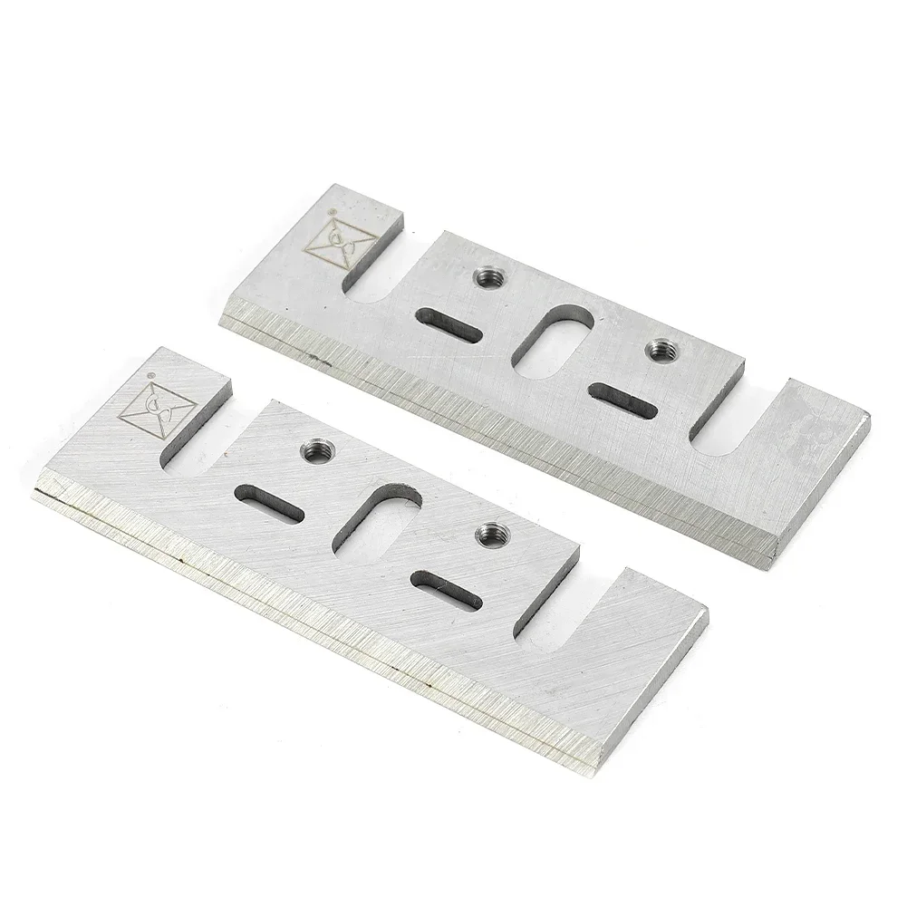 Wood Planer Blade Cutter Accessories High Speed Steel Blades 2pcs Sturdy 82mm For 1001 1100 1125 1125B F20 FP20A P20V P20SA