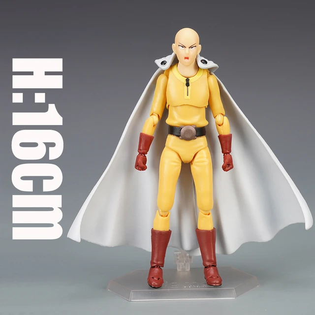 One Punch Man Anime Saitama Action Figure Figma 310 Model Toys In