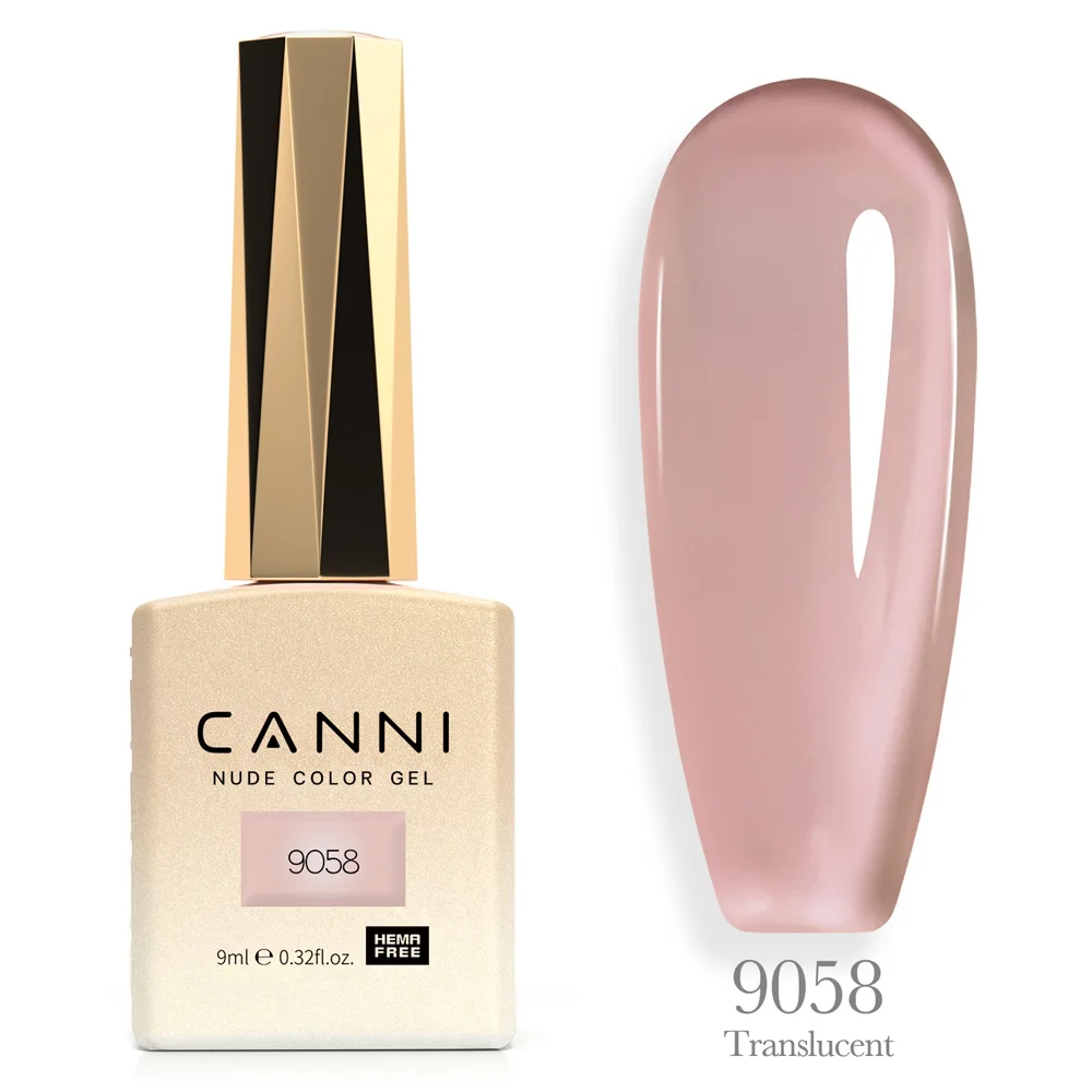 Canni HEMA-Free TPO-Free Transparent Nude Jelly Nail Gel Lacquer - 9ml