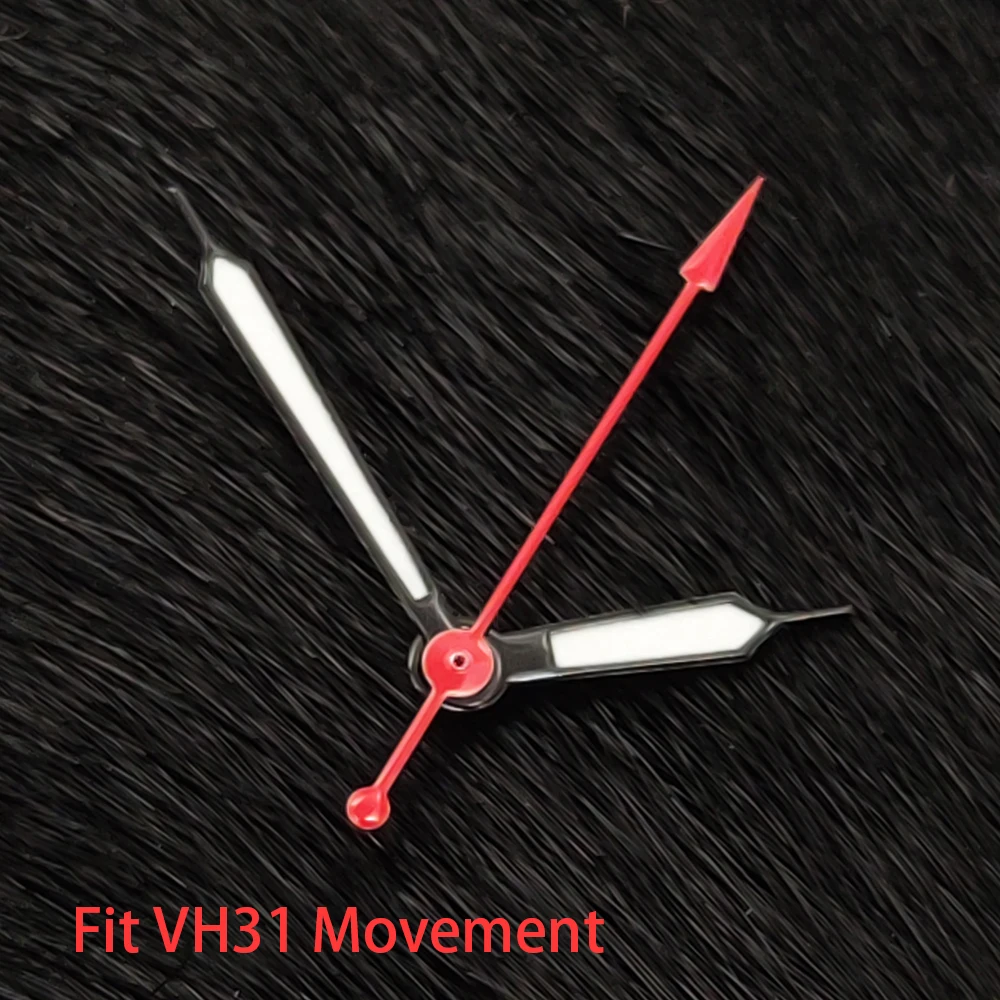 Green Luminous Silver Watch Hands Replacement Parts