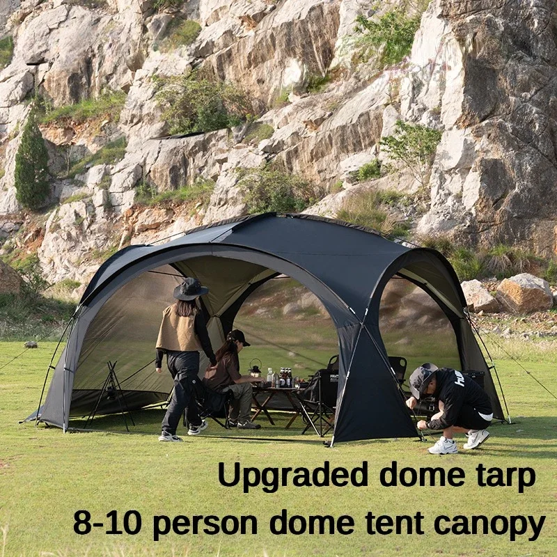 

8-10person Camping Dome Tents Outdoor Dome Tarp Round Garden Big Canopy Beach Awning Waterproof Tent Family Picnic Pergola Tent