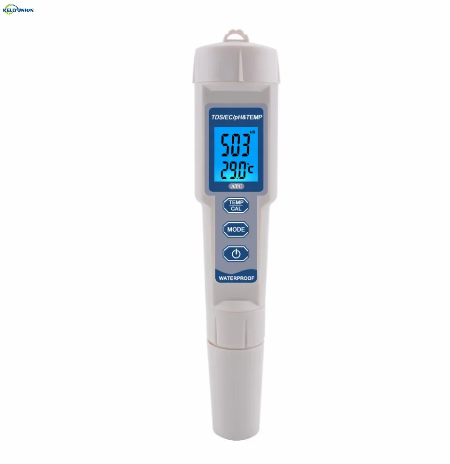 High Quality Aquarium Pool Water Quality Monitor Digital PH /TDS/ EC Meter Tester Thermometer Pen Digital Ph Meter Tester