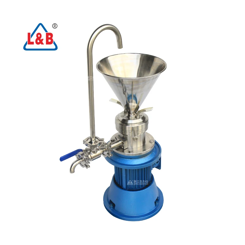 

L&B commercial peanut butter machines industrial colloid mill vertical almond colloid mill grinder