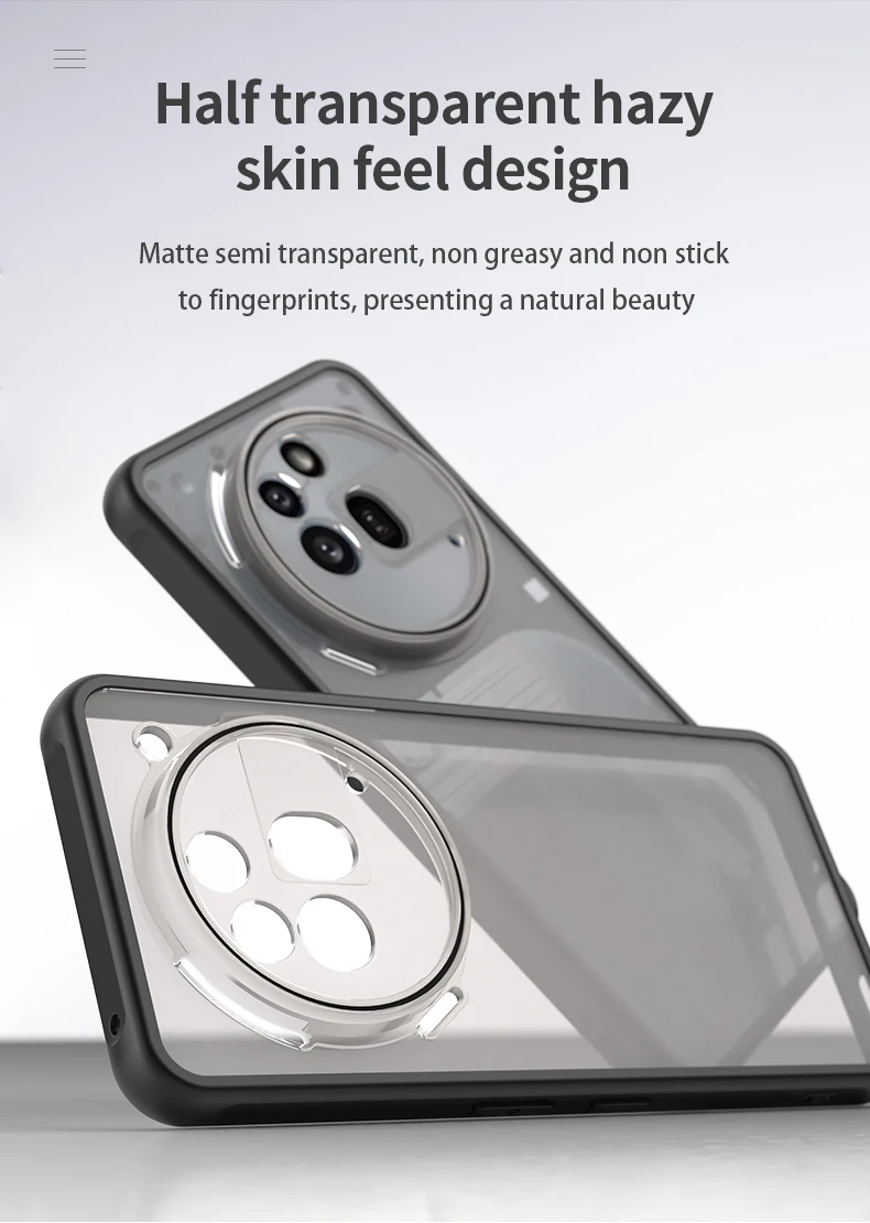 Premium Magnetic Wireless Charging Protective Transparent Case