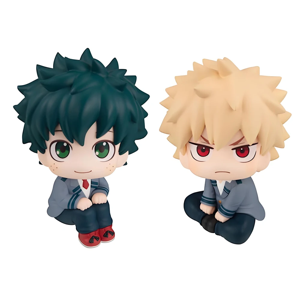 Anime Hero Figurine Duo - Midoriya & Bakugo Collectible Set