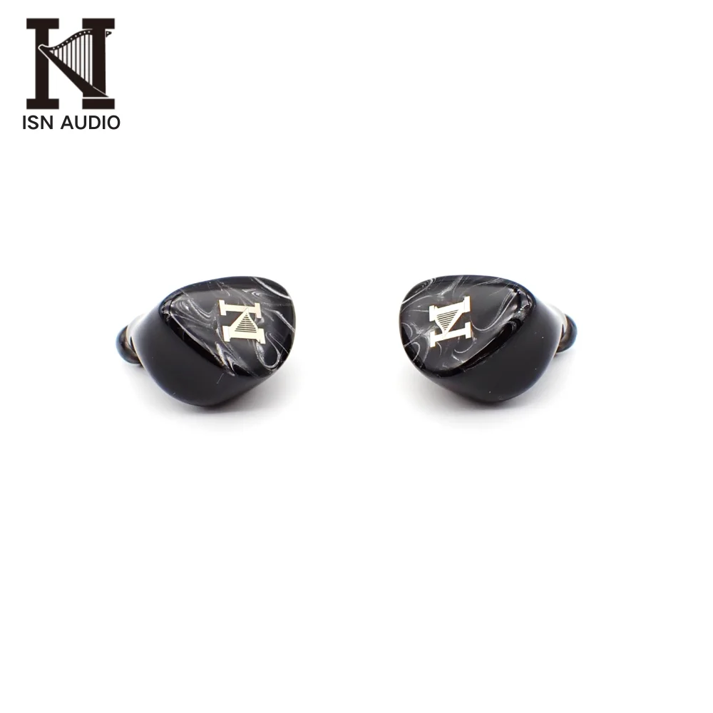 ISN Audio H60 4BA + 2DD Hybrid HiFi In-ear Monitors 6 Drivers 2Pin 0.78mm Detachable Audiophile Inner Earbud Wired Earphone IEMs