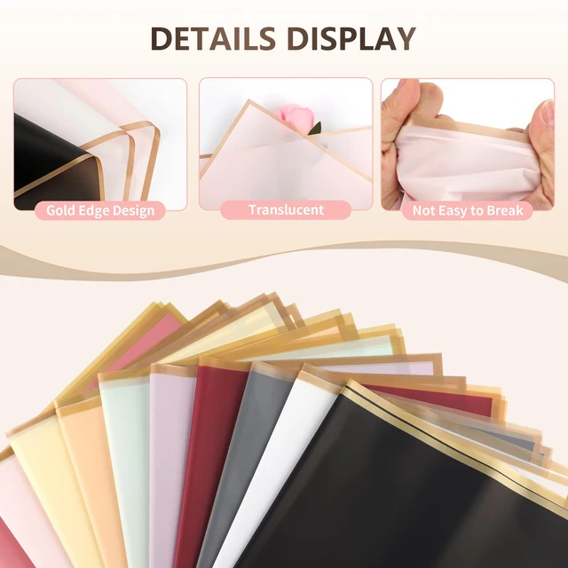 Golden Edge Wrapping Paper 6