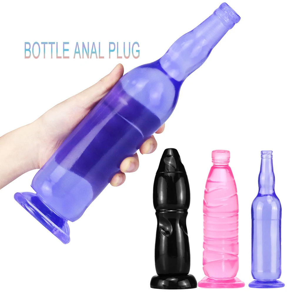 

Huge Bottle Anal Plug Butt Plug Anal Dildos Anus Dilator Female Vagina Masturbator Erotic Adult Sex Toys For Women Men Sex Shop