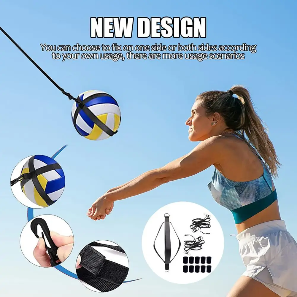 

1 Set Useful Fasten Tape Design Good Load-bearing Volleyball Serve Trainer Spike Power Training Aid Sporting Goods