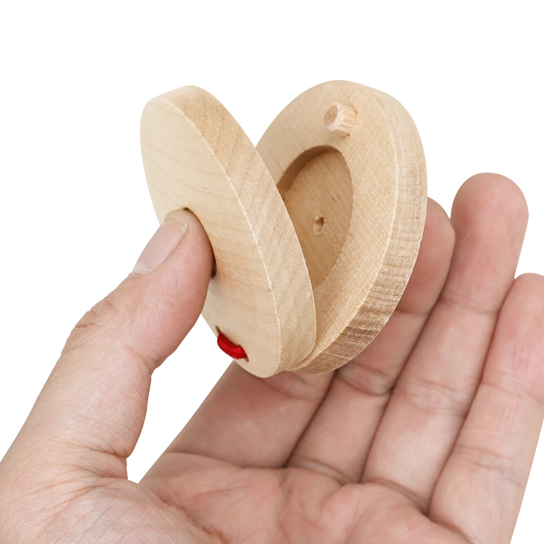 SLADE Children Music Enlightenment Orff Wooden Soundboard Wooden Castanets Rhythm Castanets for Kid Early Music Educational Gift