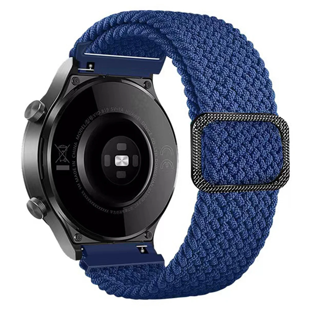 Braided Sports Bracelet - Nylon Breathable & Adjustable Strap (20mm/22mm)