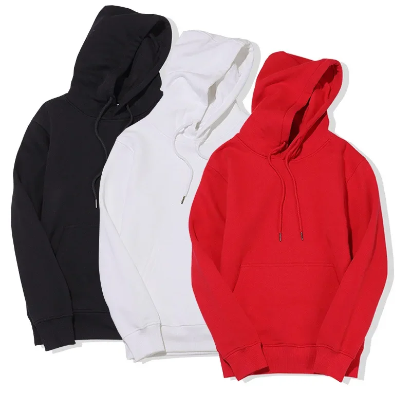 Spring Autumn Couple Style Men's Women's Casual Sports Fashion Hooded Pocket Simple Sweatshirt 8012 Complete Training Set