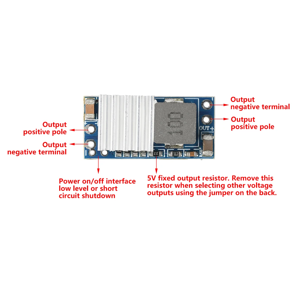 Module Boost Buck 3.3V/5V/9V/12V 6A pour Drone Batterie