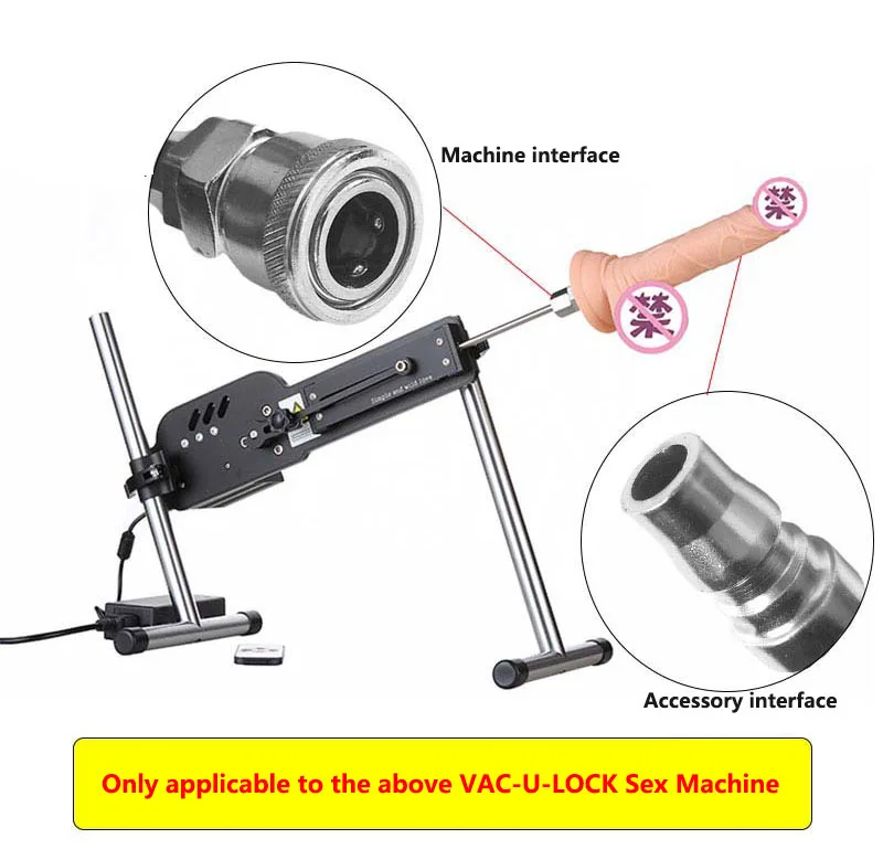 Sex Machine Attachment Skin friendly Liquid Silicone VAC-U-Lock Dildos-For Women