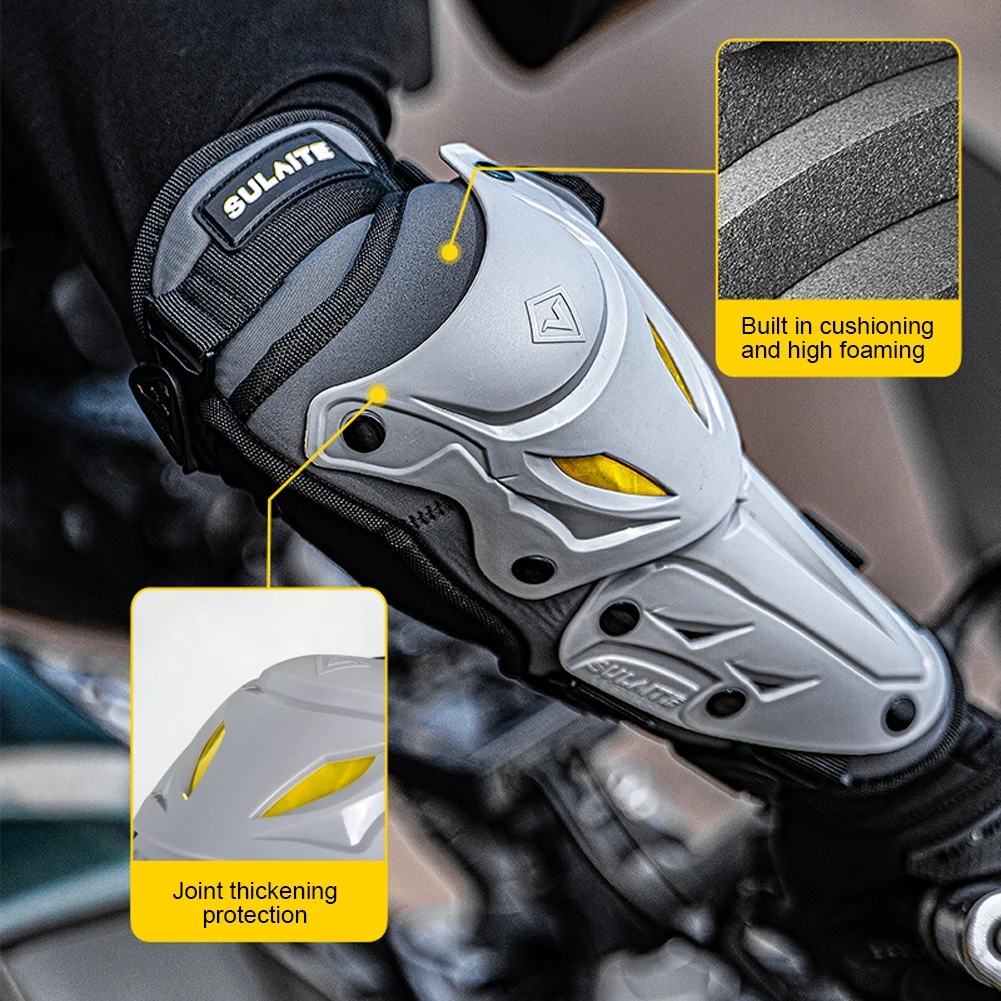 모토크로스 무릎 보호대 통기성 오토바이 보호 무릎 PP 레이싱 무릎 보호대 MTB 라이딩 오프로드용 무릎 보호대