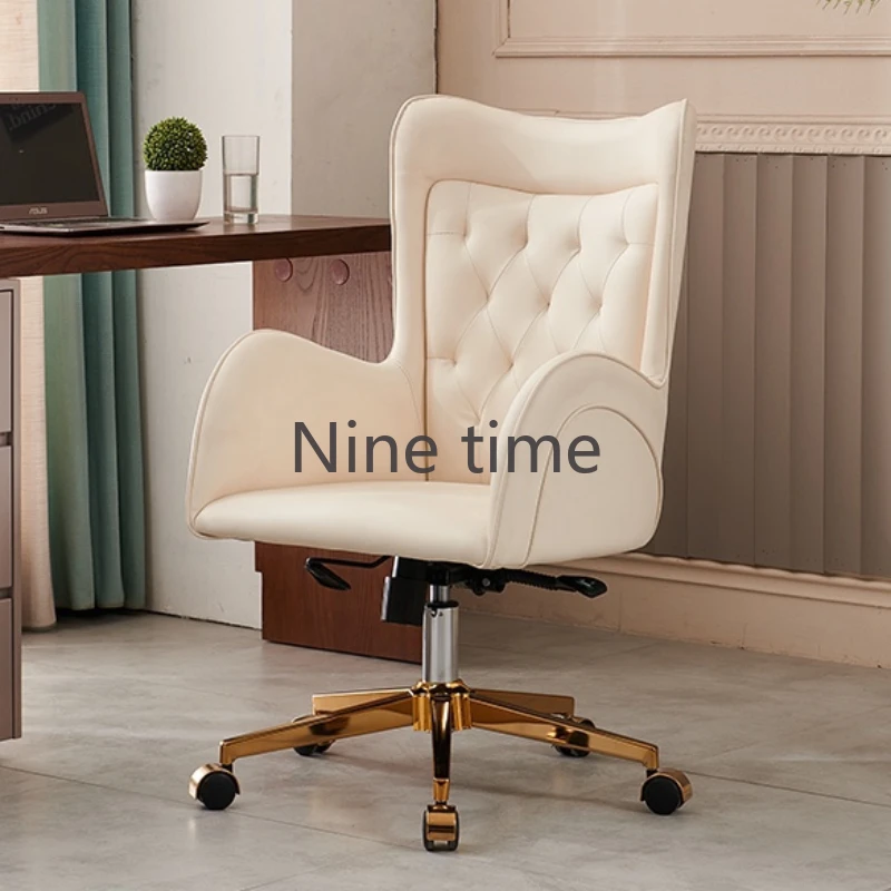 Cushion Wheels Chairs Ergonomic Modern Lumbar Support Pillow Office Chairs Elastic Adjustable Sillas De Playa Office Furniture