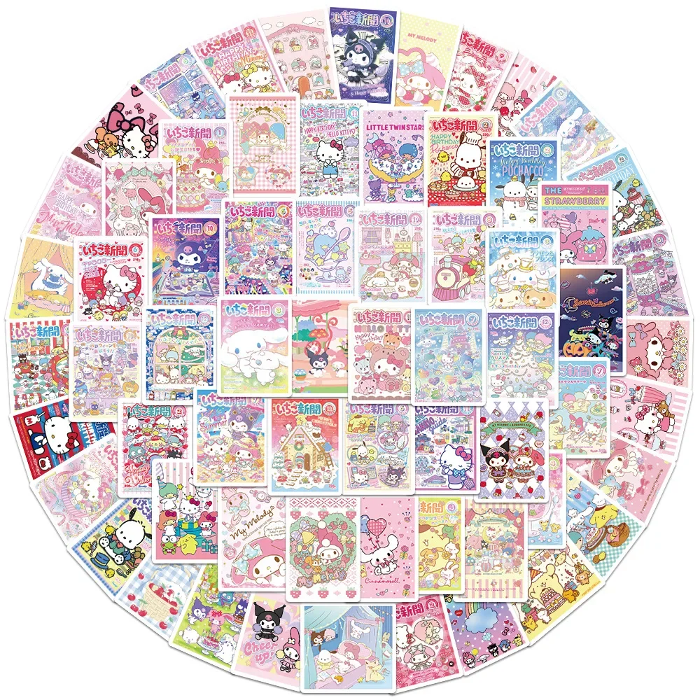 Sanrio Hello Kitty Sealing Labels Stickers Aesthetic