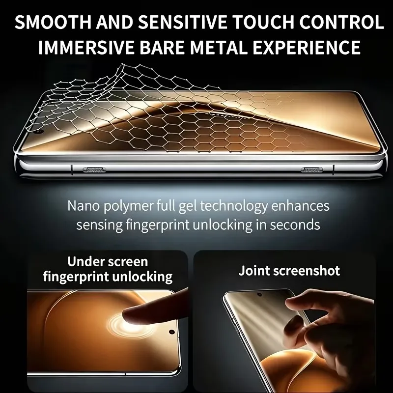 3-Pack Hydrogel Screen Protector Film - Slim and Durable Protection