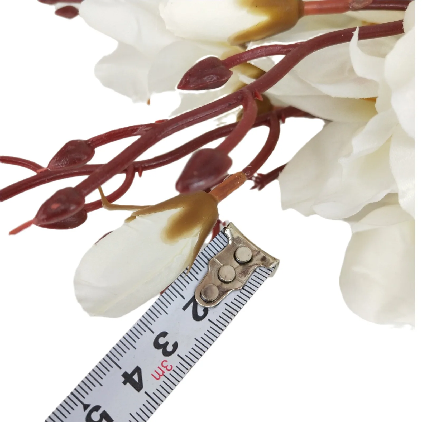 5 Orchids Artificial Magnolia Plant Bouquet Flower Wall Home Living Room Wedding Table Photography Decoration