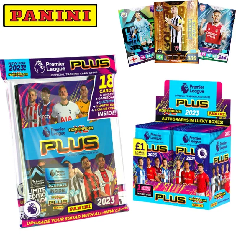 Nova panini premier league adrenalyn xl mais 2023 cartão de negociação
