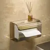 Punch-Free Creative Tissue Box Wall-Mounted Paper Towel Napkin Storage Box Household Kitchen Bathroom Paper Organizer 5