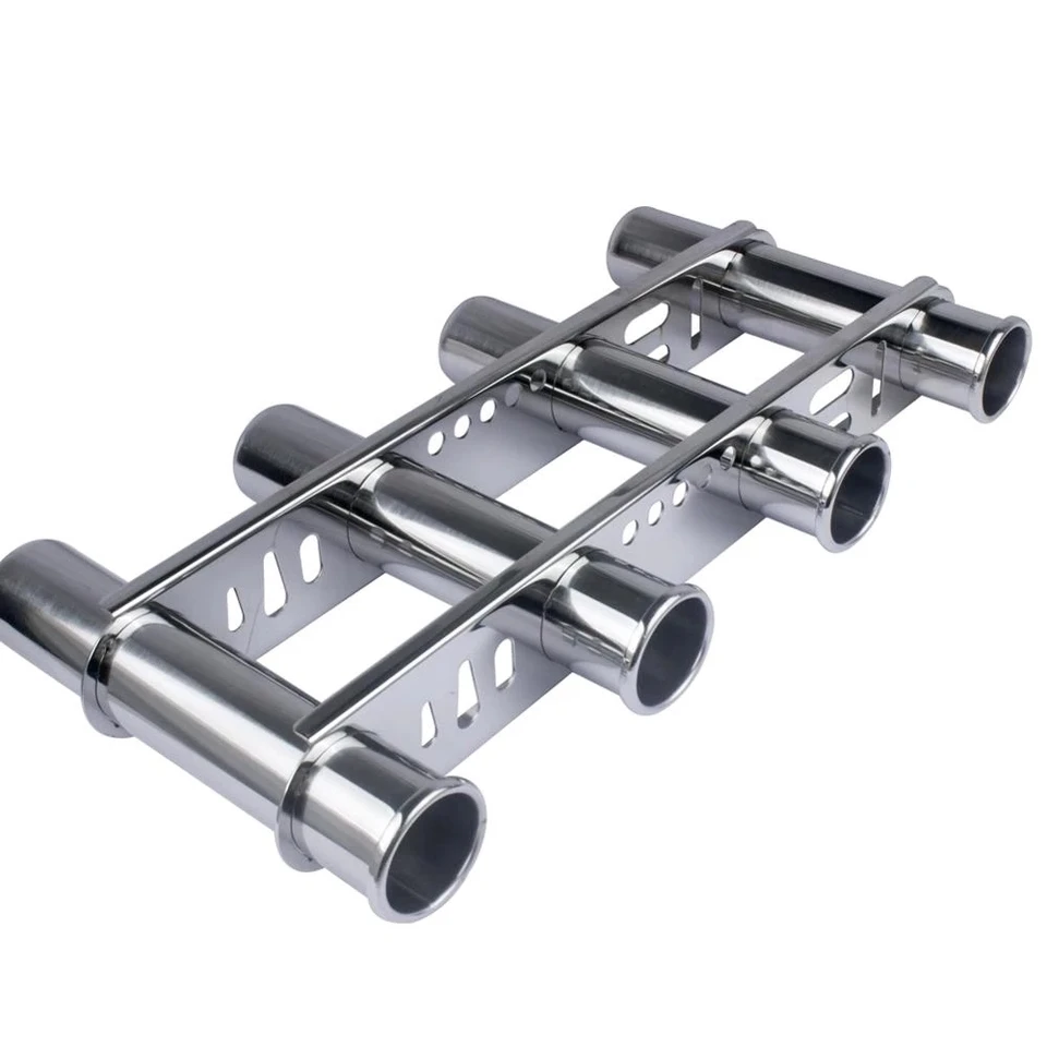 Portacanne Pesca Acciaio Inox Parta Canna 2 Porta Canne Da Pesca In Acciaio Inox A 90 Gradi Montaggio A Filo Per Barche Top N 637828 Amarine Made Portacanne