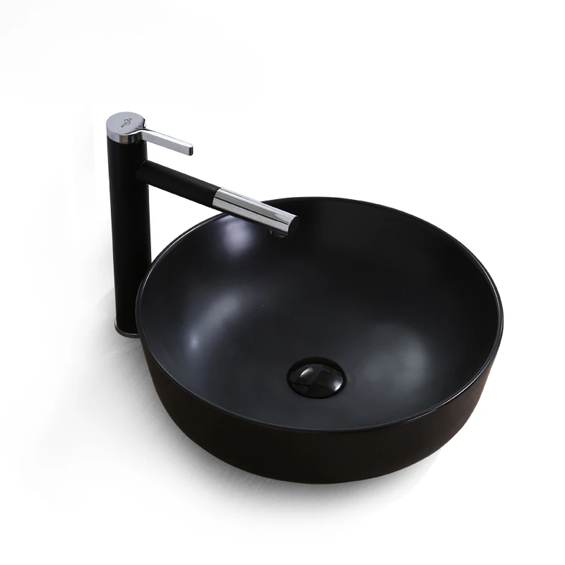 

Nordic Simple Black Retro Industrial Style Wash Basin
