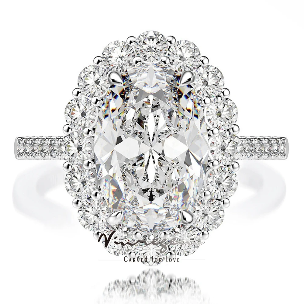 Bague Dame Or Blanc 18K Avec Saphir - Taille 50/51 - Occasion En Parfait état - Bijou De Luxe