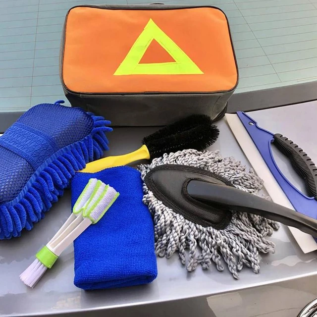 Car Wash Brush Kit Interior Car Cleaning Kit 7pcs Car Detailing Brush Set Car  Wash Kit With Car Wash Brush Easy To Use Interior - AliExpress