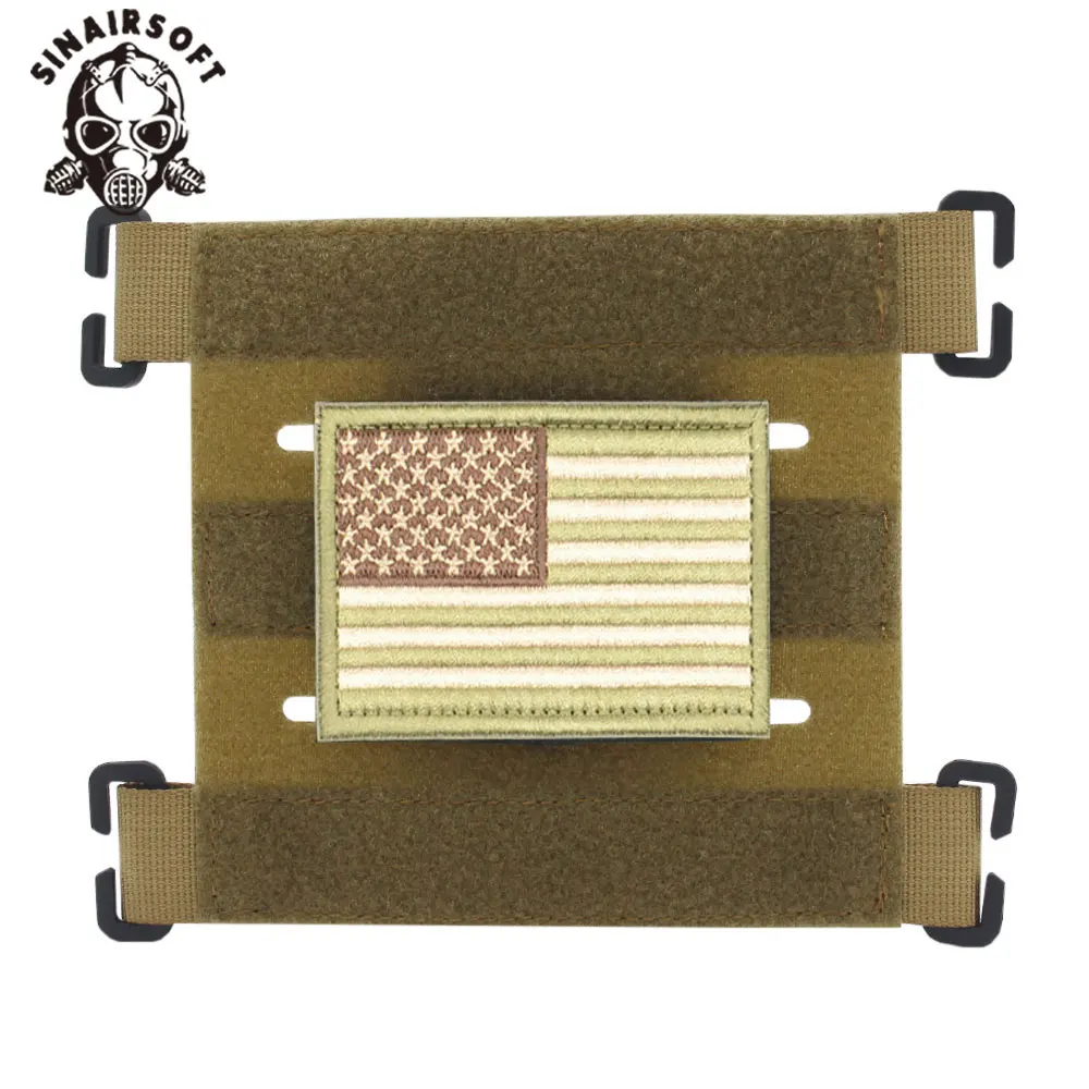 

SINAIRSOFT Tactical Vest Patch Molle System Adapter Panel Hook&Loop Converter For Attching ID Patches DIY Patch Badge