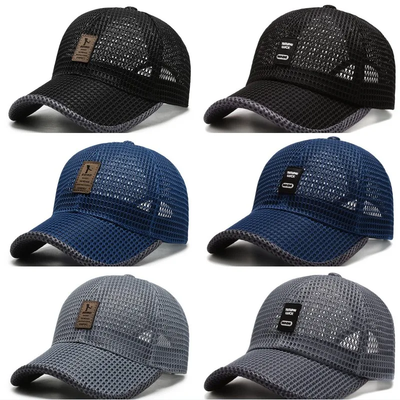 Description Picture 5 of itemBreathable Mesh Quick Drying Fishing Hat Sunhat Summer Anti-UV Golf Baseball Hats Sports Tennis Hiking Run Cap Sunshade Visors