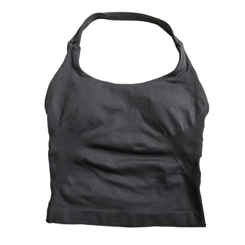 ตัวเลือกสินค้า เสื้อโยคะ Strappy Crop Top วัสดุ Seamless ใส่ออกกำลังกาย