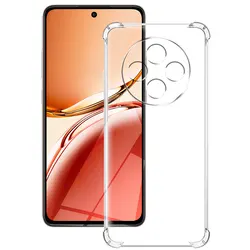 Clear Shockproof Airbag TPU Phone Case - Soft Silicone Cover for Oppo Reno12 F 5G (Shockproof Case)