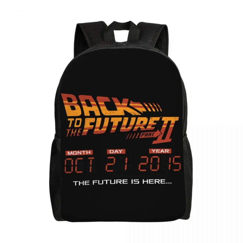 

Дорожный рюкзак Hill Valley для женщин и мужчин, школьный ранец для книг для компьютера, рюкзак для студентов из фильма «Марти Мак» в будущее