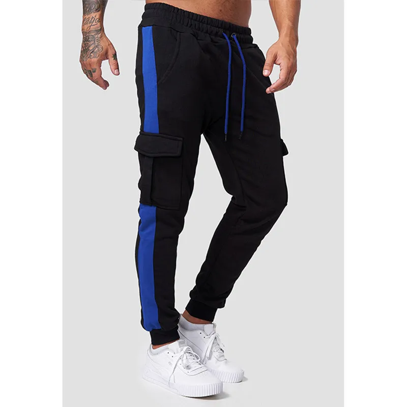 Winter KPOP Fashion Style Harajuku Slim Fit Trousers Loose All Match Sport Casual Pants Pockets Straight Cylinder Cargo Pants