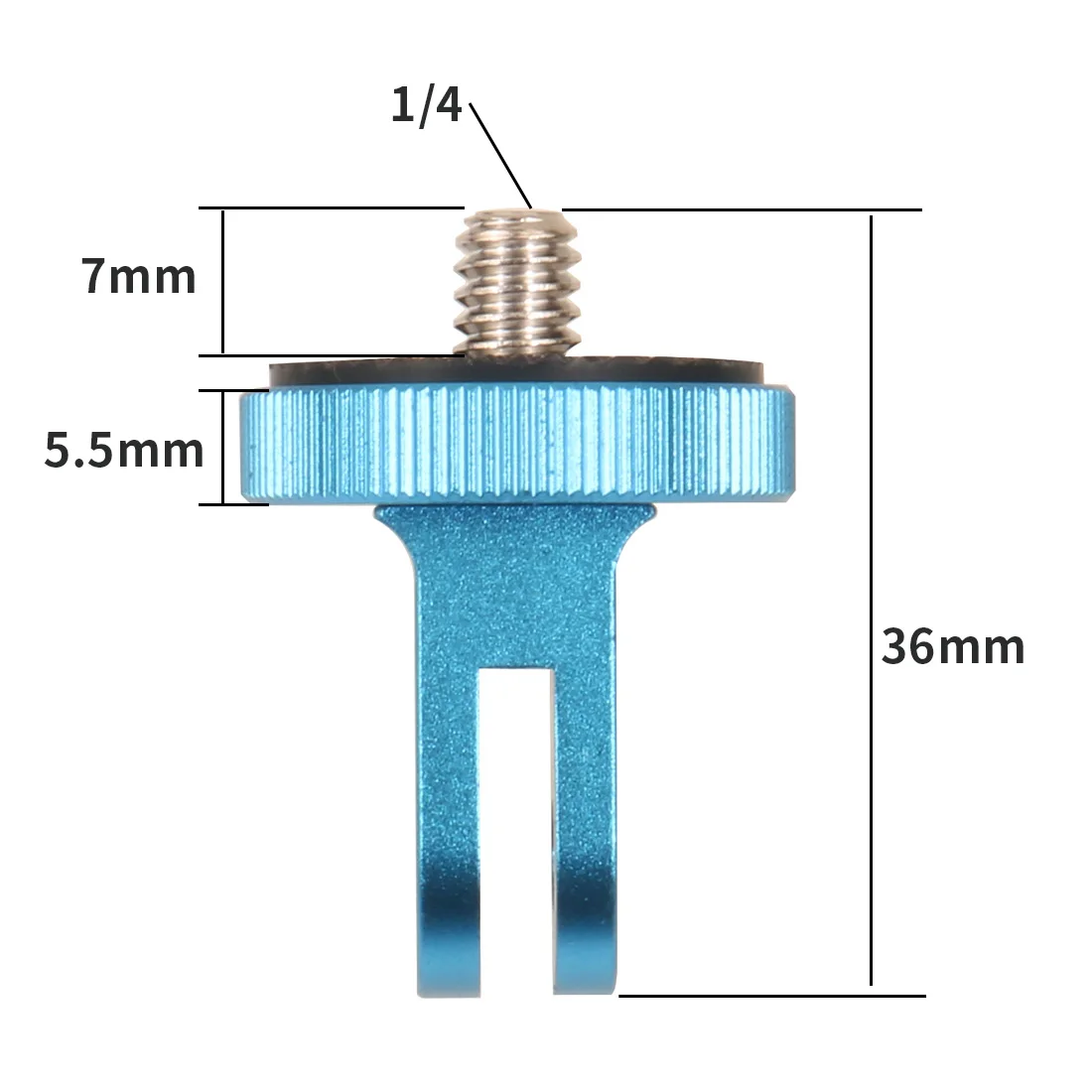 Adattatore Base Treppiede Selfie Stick Mount per GoPro Hero