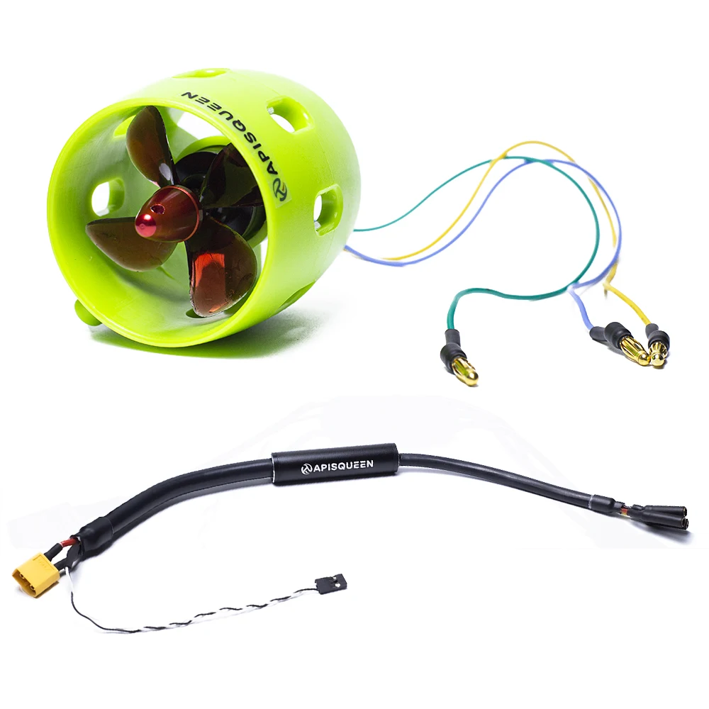 APISQUEEN 12V~16V U1 Unterwasser-Thruster 200W 2Kg Schubkraft Bürstenloser Unterwassermotor/Propeller für ROV-Boote – Detail 7
