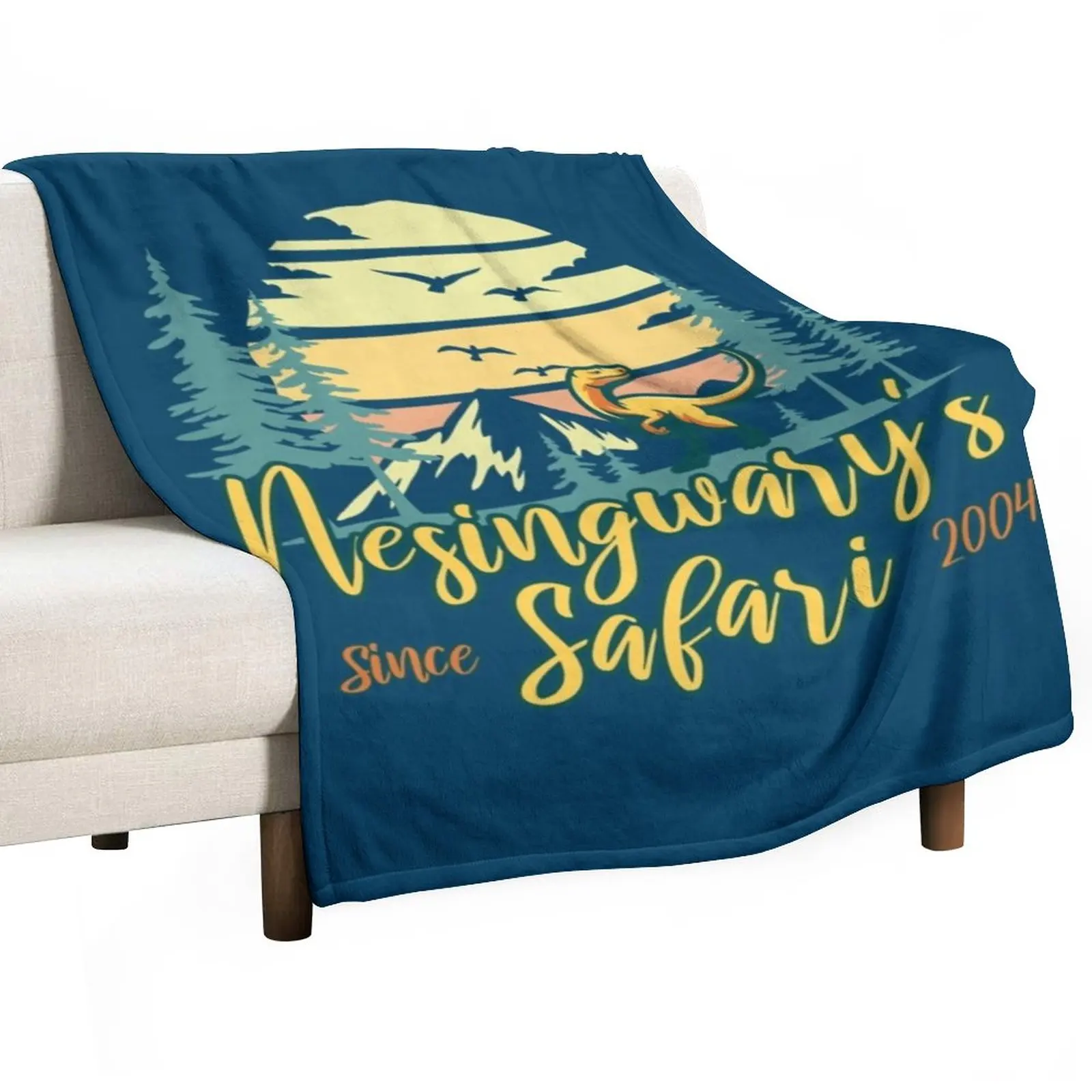 

Nesingwarys Safari Premium Throw Blanket Blanket Luxury Large Blanket For Sofa Flannel Blanket