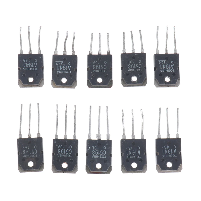 

10 шт., 2SC5198, 2saнях, (5 шт., A520 + 5 шт., C5198 )( 2SB817 + 2SD1047 )( 2SA1694 + 2SC4467), TO-3P B817 D1047, A1694, C4467