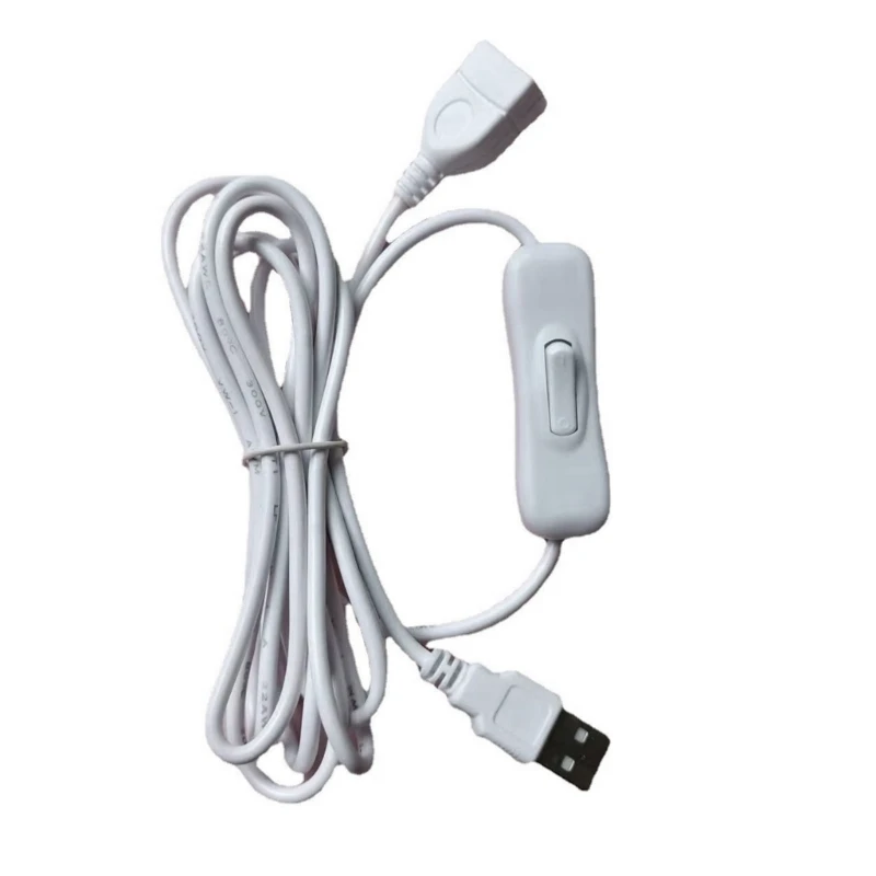USB Male to Female Extension Cable with Power Switch