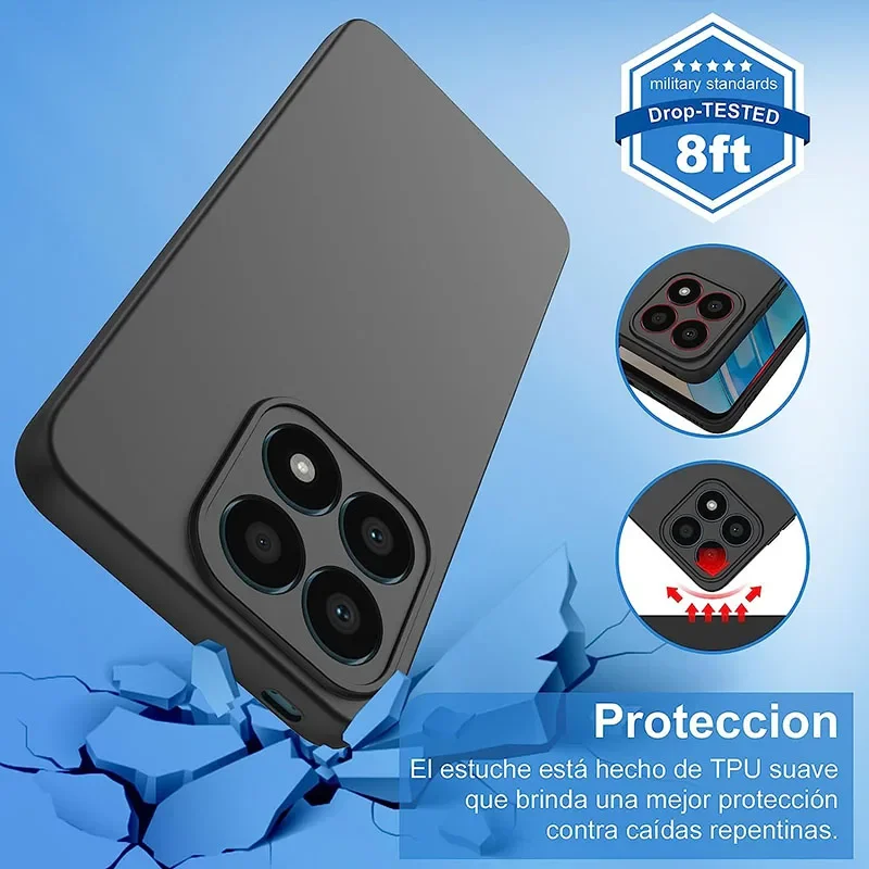 Premium Ultra-Thin Matte Silicone Soft Case - Frosted Shell Coque