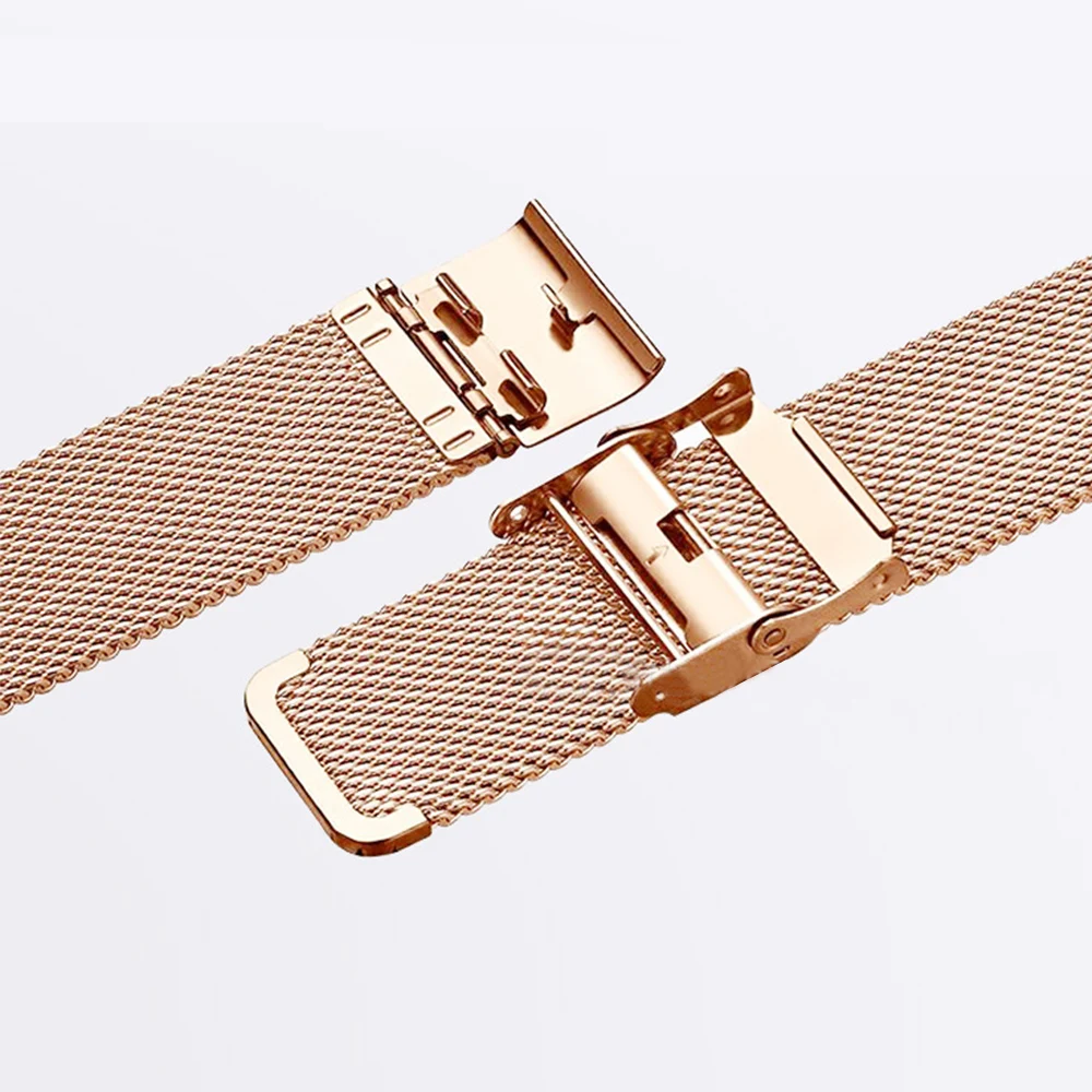 Elegant Stainless Steel Mesh Milanese Loop Watch Band - Quick Release Strap