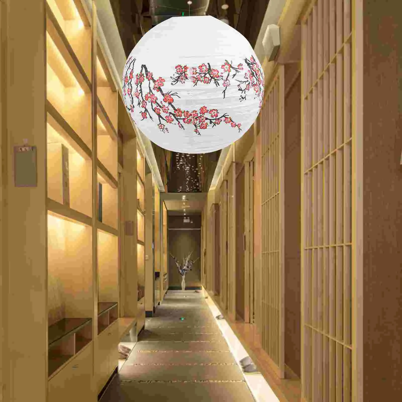 

Japanese Round Paper Wedding Decor Rice Paper Lamp Shade Hanging Iron Paper Lamp Paper Wedding Decor Lamps Decorative Paper