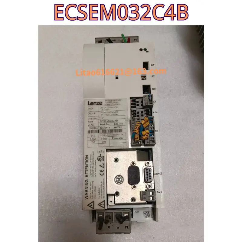 

The function test of the second-hand frequency converter ECSEM032C4B is OK