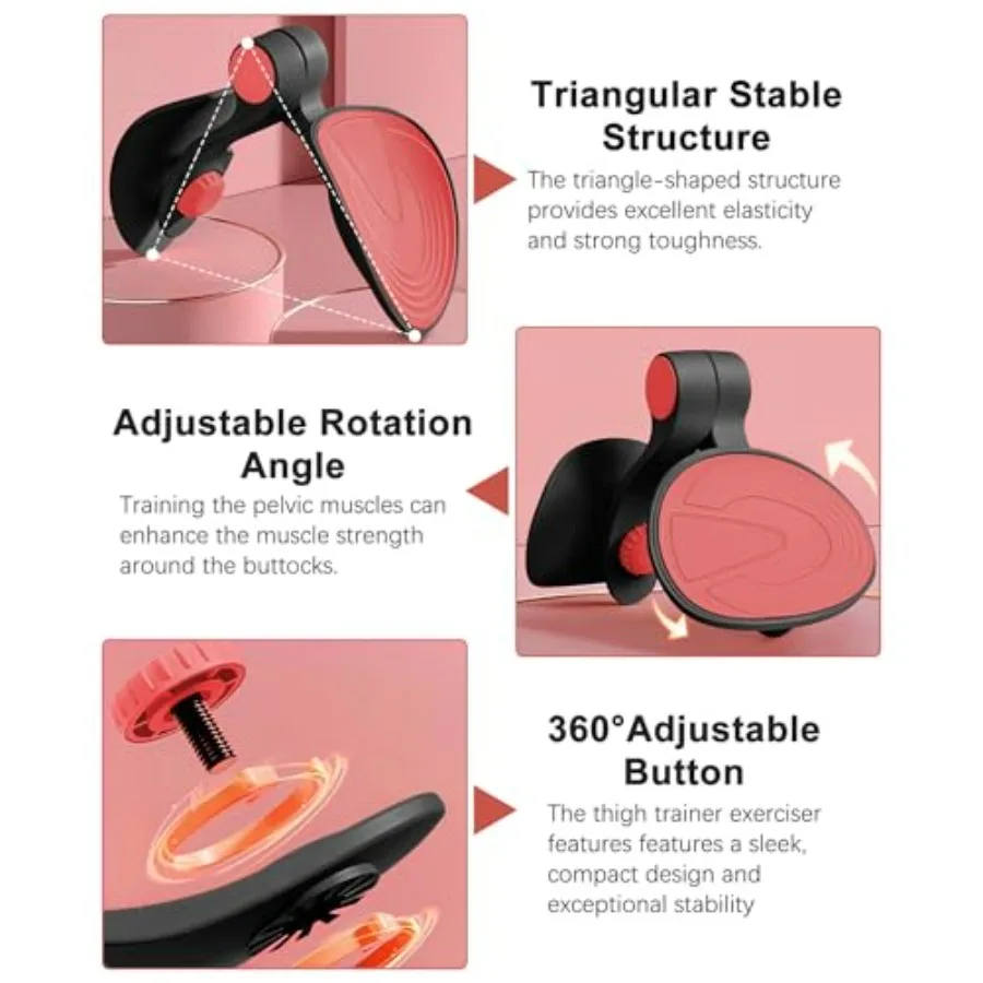 Hip Trainer Kegel Exerciser, Pelvic Floor Trainer, Inner Thigh Exerciser for Women, Pelvic Floor Muscle Exercise Devices