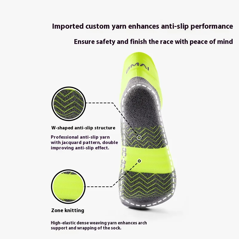 Calzini da Corsa Caviglia Respiranti in Cotone Unisex BMAI BM-PRSL002 - Image 3