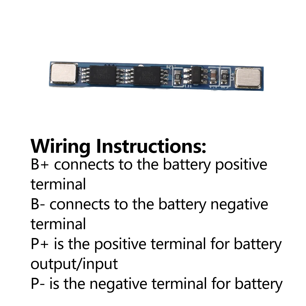 5PCS 1S 3,7 V 4A Li-Ion Batterie Lade Schutz Bord Modul 2MOS BMS 18650 Batterie Schutz Bord – Detail 4